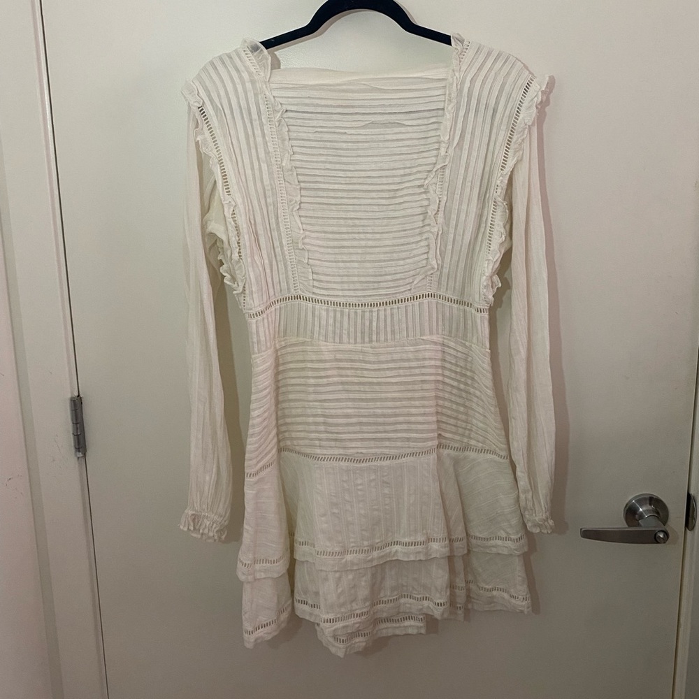 Sir size 2 white open back dress